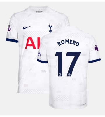 Tottenham Hotspur Cristian Romero #17 Hjemmebanetrøje 2023-24 Kort ærmer